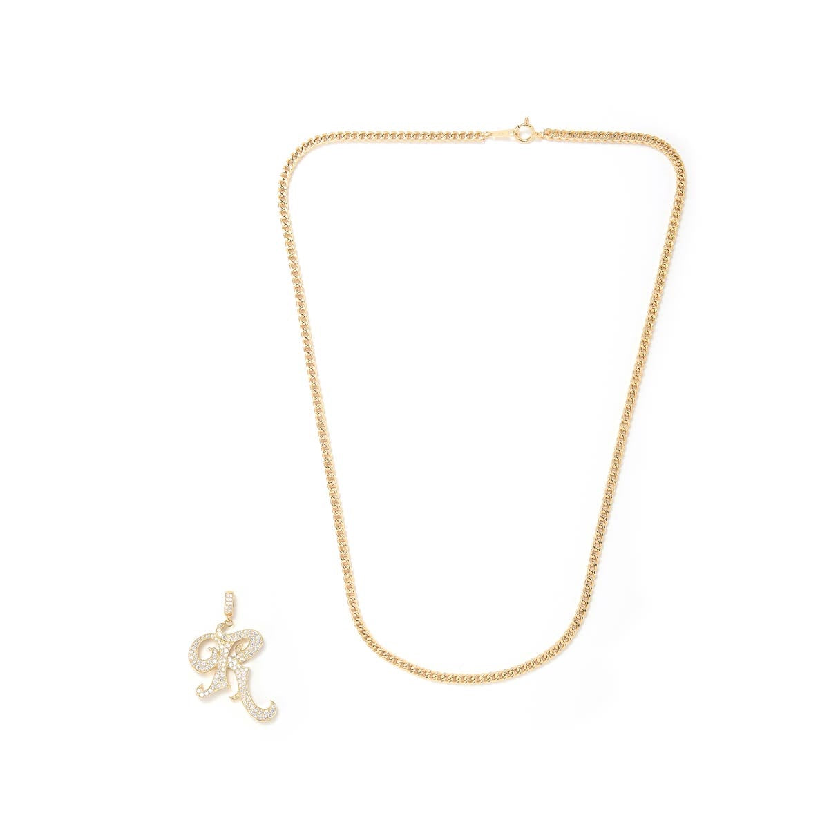 Initial Necklace / YELLOWGOLD A-Z