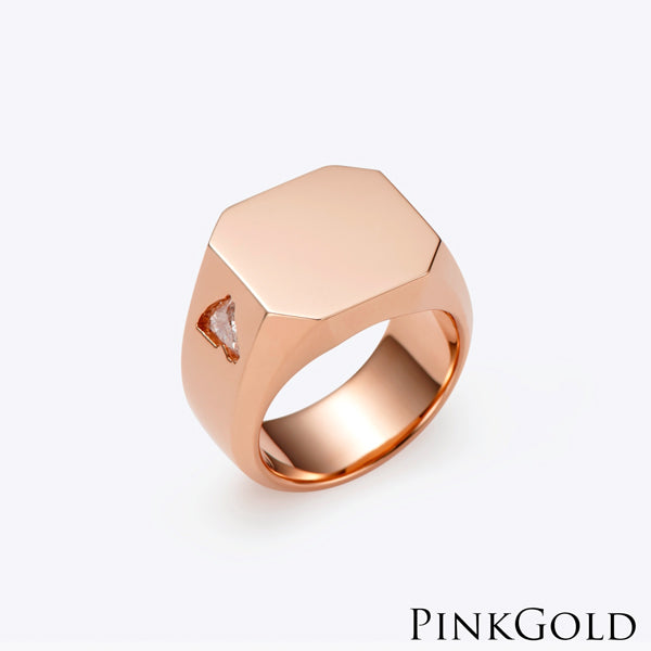 HORSE DIA SIGNET RING