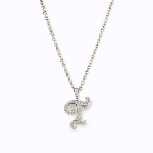 Initial Necklace / PLATINUM A-Z