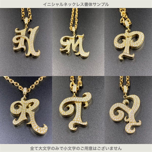 Initial Necklace / PLATINUM A-Z