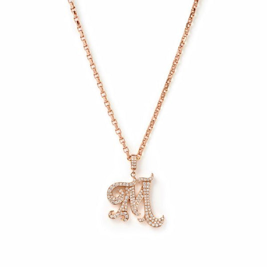 Initial Necklace / PINKGOLD A-Z