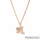 Initial Necklace / PINKGOLD A-Z