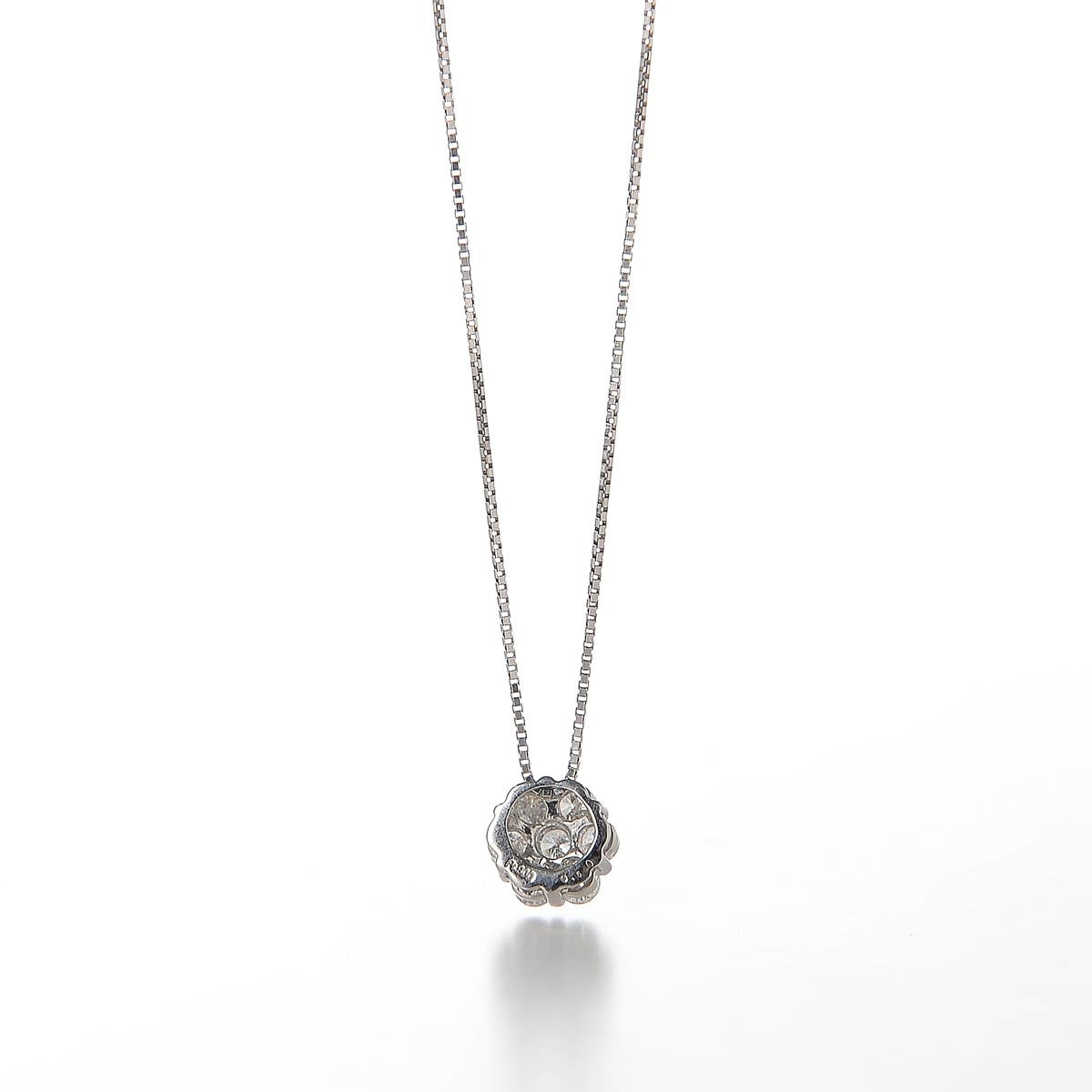 Flower DIA Necklace 0.5 ct